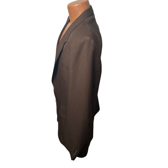 Levis Action Suit Jacket Blazer Mens 44R 2 Button Brown - Picture 10 of 14
